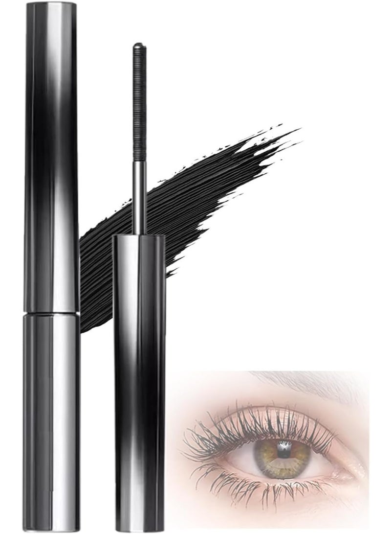 Tubing Mascara with Metal Wand – Waterproof Smudge-Proof Black Formula for 3D Curling & Lengthening, Thickening Mascara for Natural False Lash Effect, Long Lasting, No Flaking or Clumping for Women - Image 1